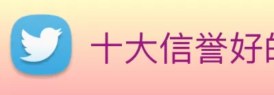 十大信誉好的平台 Logo